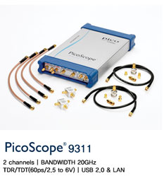 연구용 PC이용 오실로스코프(20GHz sampling scope clock recovery kit PP891) Picoscope 9302